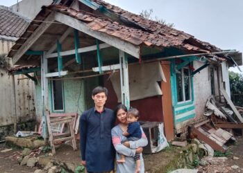 Miris! Pasutri di Sukalarang Sukabumi Tempati Rumah yang Tak Layak Huni