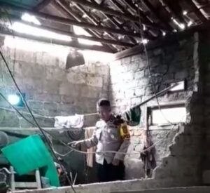 Gempa M 5.6, Sepuluh Rumah di Desa Pasirhalang Sukaraja Alami Kerusakan