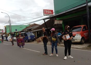 Aliansi Ormas dan OKP Surade Galang Dana Bantu Korban Gempa Cianjur