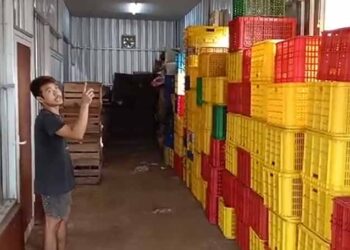 Baru Tiga Bulan Dibangun, Atap Bangsal Bantuan Kementan di Sukalarang Bocor