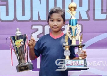 Punya Segudang Prestasi, Ratu Anindya Bocah Perempuan Atlet Sepak Bola Sukabumi