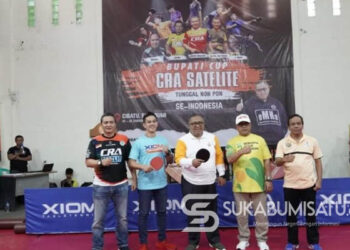 Diikuti Ratusan Peserta, Marwan Hamami Buka Turnamen Tenis Meja Bupati Cup 2023