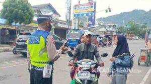 Ops Keselamatan Lodaya 2023, Satlantas Polres Sukabumi Jaring 651 Pelanggar Lalu Lintas