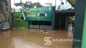 Kantor PCNU di Cicantayan Sukabumi Terendam Banjir