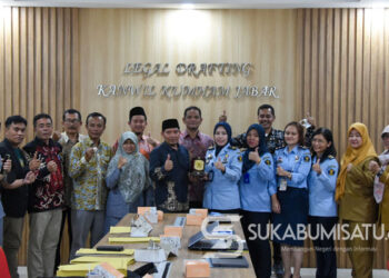 Kemenkumham Jabar Apresiasi Konsultasi dan Koordinasi Perubahan Peraturan DPRD Kabupaten Sukabumi