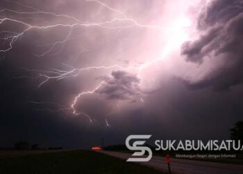 Peringatan Dini Cuaca BMKG, Waspada Potensi Hujan Disertai Angin Kencang dan Petir di Sukabumi