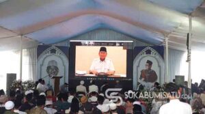 Saat Kunjungan Prabowo Berganti Sambutan Virtual di Acara Haol Ponpes Assalafiyyah Sukabumi
