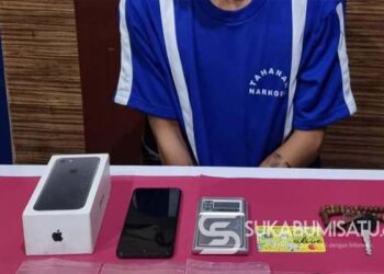 Sembunyikan 143 Gram Sabu di Dus Iphone, Pemuda Asal Citamiang Diciduk Polisi