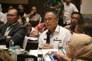 Wabup Iyos Paparkan Raperda RTRW Kab Sukabumi 2023-2043 di Depan Dirjen Tata Ruang Kementerian ATR/BPN