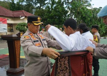 Puluhan Pelajar dan Anak Punk Mondok di Polres Sukabumi