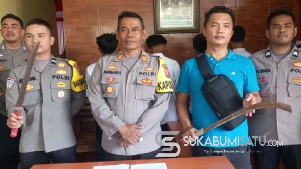 Pelajar Bercelurit Nyaris Makan Korban di Warungkiara Sukabumi, Polisi Tangkap Empat Orang