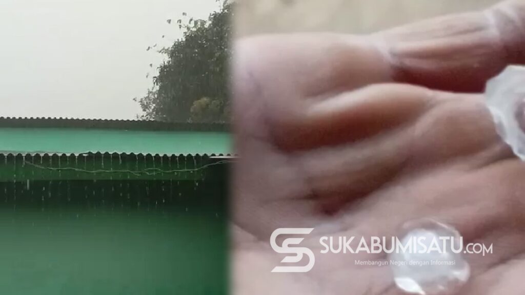 Fenomena Hujan Es Gegerkan Warga Simpenan Sukabumi