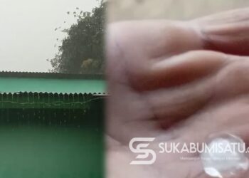 Fenomena Hujan Es Gegerkan Warga Simpenan Sukabumi