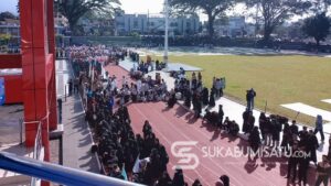 Sambut Ramadan, Ribuan Masyarakat Ikuti Pawai Tarhib Keliling Kota Sukabumi