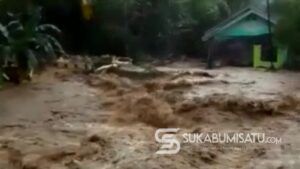 Banjir Bandang Terjang Warungkiara Sukabumi: Rumah Warga Rusak, Akses Jalan Terancam Putus