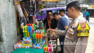 Polsek Cibadak Resor Sukabumi Gelar Razia Petasan