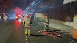 Tempat Cuci Kendaraan di Lembursitu Sukabumi Terbakar