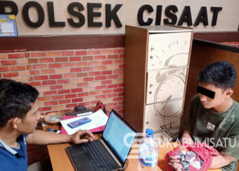 Pura-pura Hendak Beli Motor via Facebook, Pria Asal Nyalindung Diringkus Warga di Cisaat Sukabumi