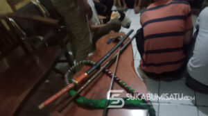 Ngeri! Ini Barang Bukti yang Diamankan Polisi dari Bocah Pelaku Perang Sarung di Cibadak Sukabumi