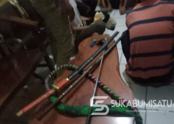 Ngeri! Ini Barang Bukti yang Diamankan Polisi dari Bocah Pelaku Perang Sarung di Cibadak Sukabumi
