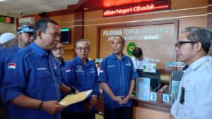 Respon PK Kubu Moeldoko, DPC Partai Demokrat Kabupaten Sukabumi Sambangi PN Cibadak