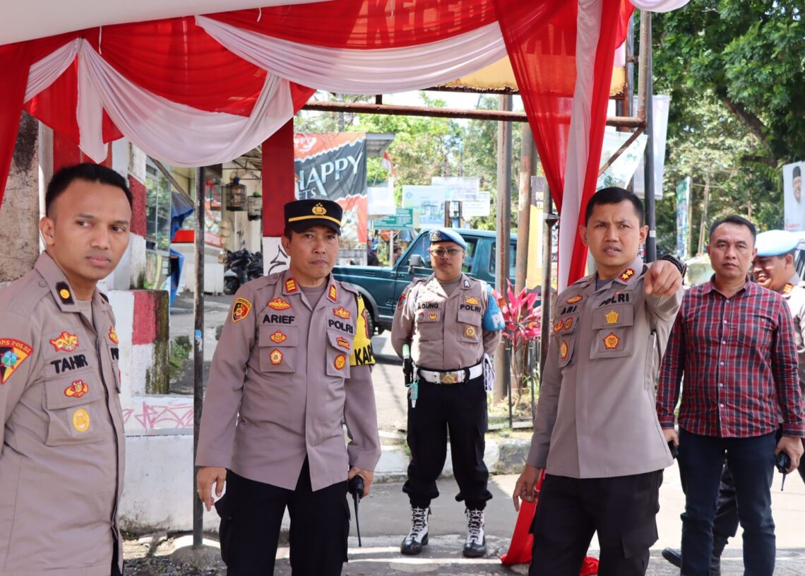 Jelang Idul Fitri, Polres Sukabumi Kota Cek Kesiapan Jalur dan Lokasi Pos Pengamanan 