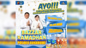 Dateng Yuk! Polres Sukabumi Bakal Gelar Bazar Ramadhan, Sediakan Sembako dengan Harga Terjangkau