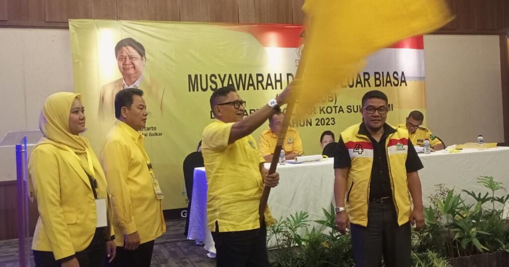 Sah! Haji Dado Terpilih Sebagai Ketua DPD Partai Golkar Kota Sukabumi