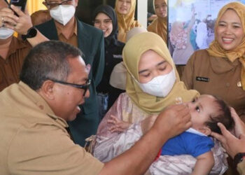 Bupati Marwan Berharap Imunisasi Memutus Matarantai Penyebaran Polio