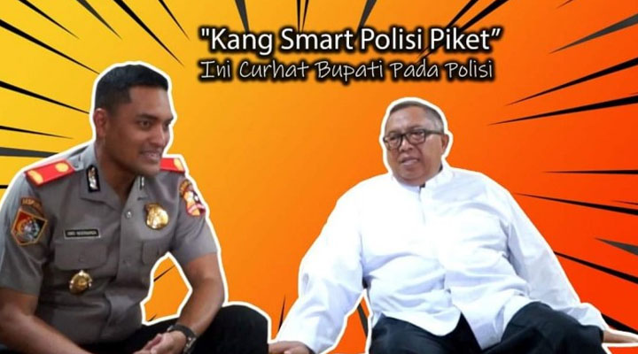 Kang Smart Polisi Piket, Ini Curhat Bupati Marwan Untuk Polisi