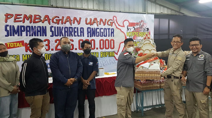 Jelang Lebaran, Koperasi Karyawan PT Muara Tunggal Bagikan Uang Simpanan Sukarela Sebesar RP 3,2 Miliar