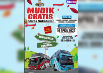 Polres Sukabumi Buka Layanan Mudik Gratis 2023, Cek Kuota dan Rutenya!