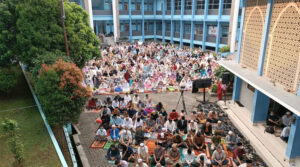 Suasana Ribuan Jemaah Muhammadiyah Tunaikan Salat Idul Fitri di Sukabumi