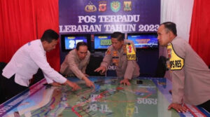 Sekda Ade Suryaman Monitoring Posko Pemantauan Arus Mudik