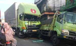 Kronologi Tabrakan Truk Sebabkan Macet Parah di Cukukulu Sukabumi