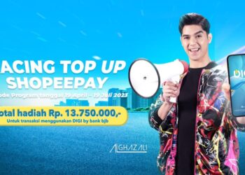 Top Up ShopeePay Pakai DIGI by bank bjb, Dapatkan Hadiah Jutaan Rupiah!