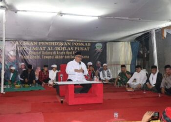 Pesan Bupati Marwan di Haul dan Tawassul Akbar Poskab Sapu Jagat
