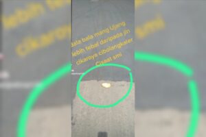 Warga Net Heboh, Ada Aspal Kalah Tebal dari Bala-bala di Cibolang Sukabumi