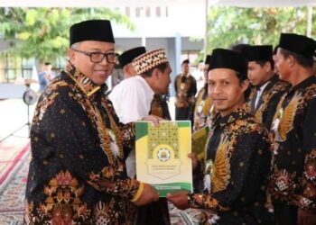 Bupati Marwan Tekankan Kemakmuran Mesjid Untuk Kemaslahatan Umat di Pelantikan DMI Wilayah VI