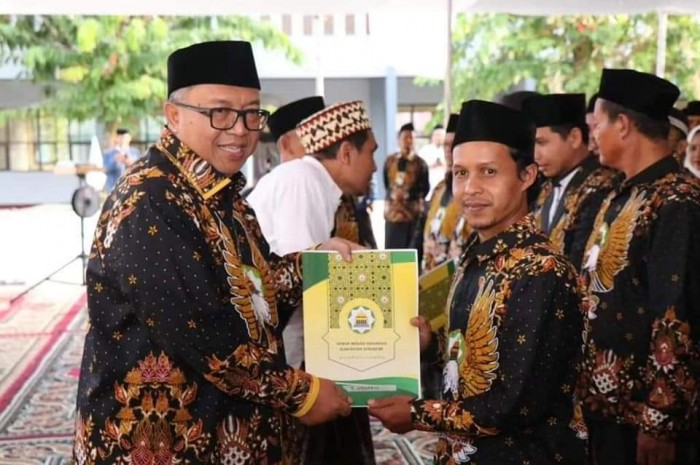Bupati Marwan Tekankan Kemakmuran Mesjid Untuk Kemaslahatan Umat di Pelantikan DMI Wilayah VI