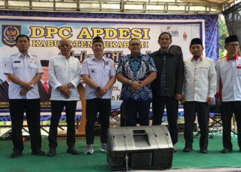 Ratusan Kepala Desa Hadiri Halal Bihalal DPC Apdesi Kabupaten Sukabumi
