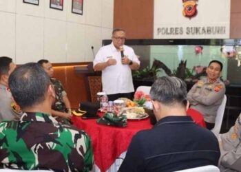 Dihadapan Kapolda, Bupati Marwan Sampaikan Apresiasi Program Aa Dede Curhat Dong Polres Sukabumi