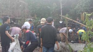 Kebakaran Hanguskan Satu Unit Rumah di Ciambar Sukabumi