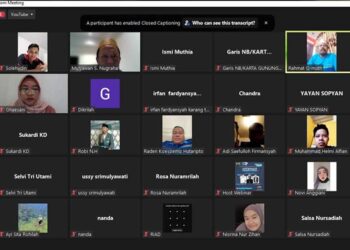 Webinar Karang Taruna Kota Sukabumi dan RLI: Pemuda Jangan Abai Politik