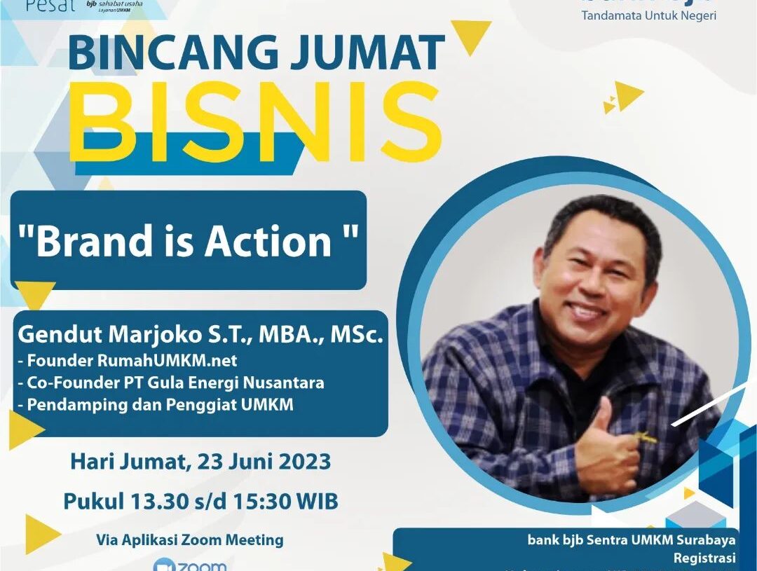Bincang Jumat Bisnis Edisi 23 Juni 2023 Kupas Pentingnya Branding