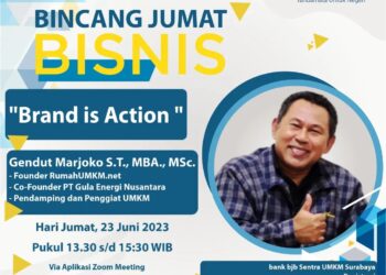 Bincang Jumat Bisnis Edisi 23 Juni 2023 Kupas Pentingnya Branding