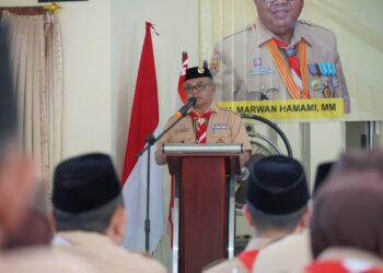Buka KMD Kepramukaan, Bupati Marwan: Dorong Lahirnya Desa Mandiri