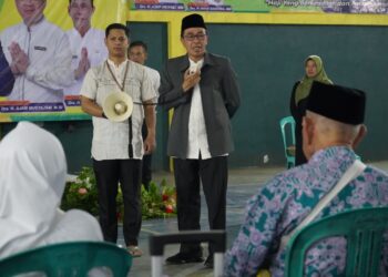 Sekda Ade Suryaman Lepas Jemaah Calon Haji Kloter 70 Di Pubangdai Cikembar
