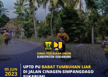 UPTD Dinas PU Jampang Kulon Lakukan Pemeliharaan Bahu Jalan, Ini Lokasinya