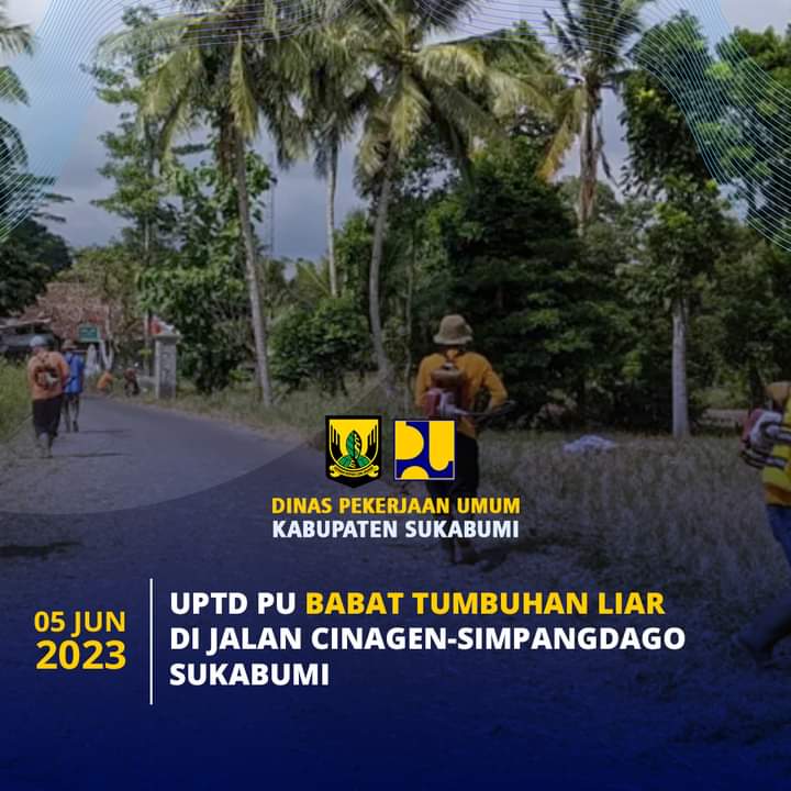 UPTD Dinas PU Jampang Kulon Lakukan Pemeliharaan Bahu Jalan, Ini Lokasinya
